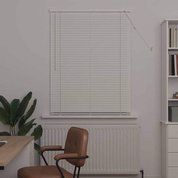vidaXL Persienner Indstillelig Hvid 150 x 80 cm PVC