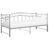 vidaXL sengestel til udtr&aelig;ksseng 90x200 cm metal gr&aring;