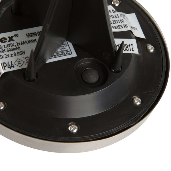 Ranex soldrevet LED-lampe til nedgravning 12x12x13,5 cm