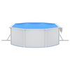 vidaXL swimmingpool med sandfilterpumpe 490x360x120 cm