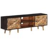vidaXL tv-bord 140x30x46 cm ru mangotr&aelig; og massivt akacietr&aelig;