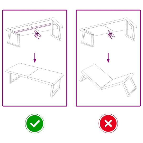 vidaXL væghylde 140x60x(2-4) cm behandlet massivt egetræ lysebrun
