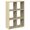 vidaXL bogreol/rumdeler 69,5x29x103,5 cm konstrueret tr&aelig; sonoma-eg