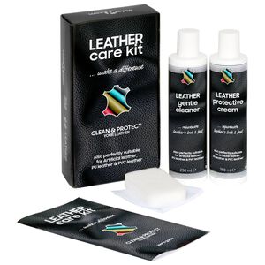 Plejes&aelig;t til l&aelig;der 2x250 ml CARE KIT