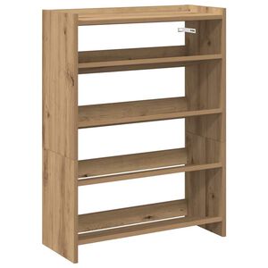 vidaXL skoreol 60x25x81 cm konstrueret tr&aelig; kunsteg