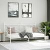vidaXL daybed uden madras 100x200 cm stål hvid