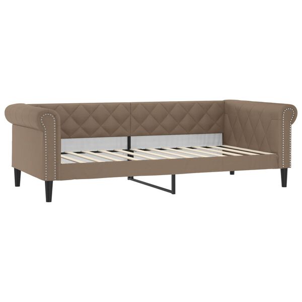vidaXL daybed 80x200 cm kunstl&aelig;der cappuccinofarvet