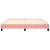 vidaXL Boxspring sengeramme 160x200 cm fl&oslash;jl pink