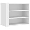 vidaXL v&aelig;gskab 75x31x70 cm konstrueret tr&aelig; hvid