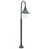 vidaXL havestolpelampe E27 120 cm aluminium m&oslash;rkegr&oslash;n