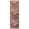 vidaXL T&aelig;ppe Runner LESAKA farverig 50 x 350 cm Diamantvelour