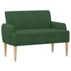 vidaXL L&aelig;nestol med knap tufting Jungle Gr&oslash;n 116 x 67 x 81 cm