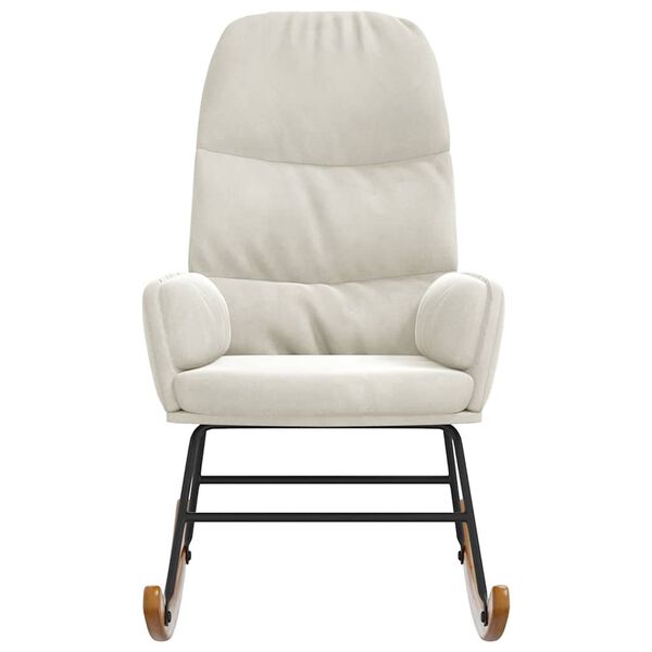 vidaXL gyngestol fl&oslash;jl cremehvid