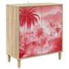 vidaXL Sideboard AACHEN Sonoma-eg 69 x 33 x 75 cm Konstrueret tr&aelig;