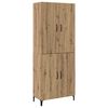 vidaXL Highboard 2 pcs Artisan Egetr&aelig; 69,5 x 34 x 180 cm