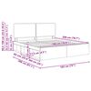 vidaXL Sengestel med hovedg&aelig;rde Hvid 180 x 200 cm Massiv fyrretr&aelig;