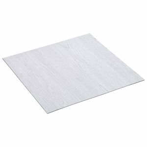 vidaXL Gulvplanker Hvidt tr&aelig; 5,11 m&sup2; 55 stk. PVC