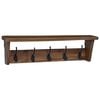 vidaXL B&oslash;jle Brun 50 x 10 x 14 cm Massiv Mahogni