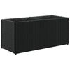 vidaXL plantekasser 2 stk. med 2 potter 72x30x32 cm polyrattan sort