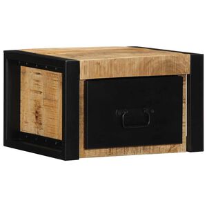 vidaXL sengeskab 40x35x25 cm massivt ru mangotr&aelig;