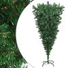 vidaXL omvendt kunstigt juletr&aelig; med fod 180 cm gr&oslash;n