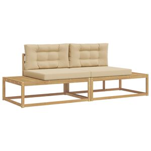 vidaXL Udend&oslash;rs sofagruppe Polyester Hvid