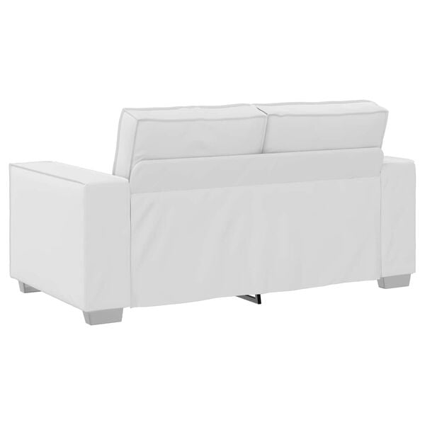 vidaXL Sofa Hvid 160 x 80 x 84 cm Stof