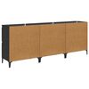 vidaXL Sideboards 3 pcs Sort eg 60 x 35 x 70 cm Konstrueret tr&aelig;