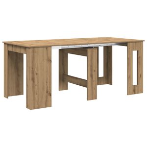 vidaXL Spisebord Artisan-eg 180 x 85 x 75 cm Konstrueret tr&aelig;