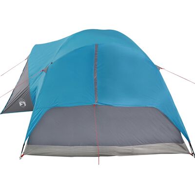 vidaXL 8-personers campingtelt vandtæt blå
