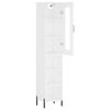 vidaXL skab 34,5x34x180 cm konstrueret tr&aelig; hvid