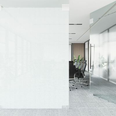 vidaXL vinduesfolie 45x1000 cm PVC matteret transparent