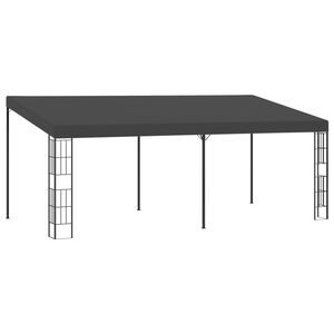 vidaXL v&aelig;gmonteret pavillon 3x6 m stof antracitgr&aring;