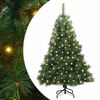 vidaXL Kunstigt juletr&aelig; med 150 LED'er Gr&oslash;n 120 cm PE og PVC