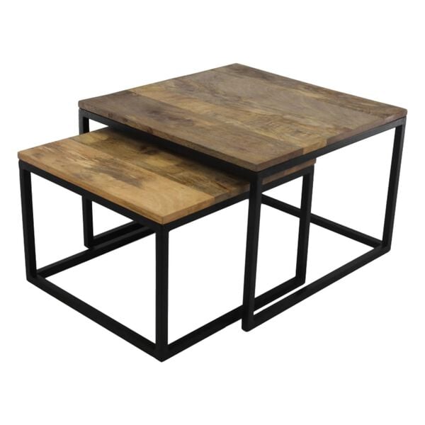 HSM Collection sofabordss&aelig;t 2 dele firkantet