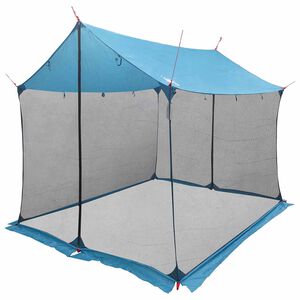 vidaXL Camping tarp med mesh v&aelig;gge 270 x 210 x 210 cm Bl&aring;