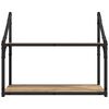 vidaXL Væghylde med hylde artisan eg 60 x 21 x 51 cm Konstrueret træ
