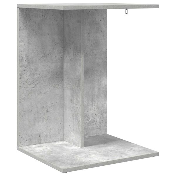 vidaXL Sidebord Beton Gr&aring; 45 x 40 x 62,5 cm Konstrueret tr&aelig;