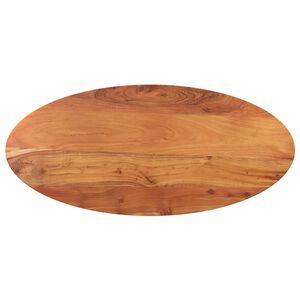 vidaXL bordplade 90x40x3,8 cm oval massivt akacietr&aelig;
