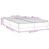 vidaXL Boxspring sengeramme Sort 120x200 cm Stof