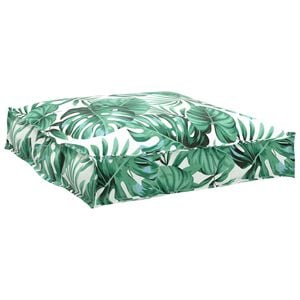 vidaXL Pude Oxford stof Bladm&oslash;nster 70 x 70 x 12 cm