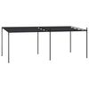 vidaXL havepavillon med udtr&aelig;kkeligt tag 600x300x233 cm antracitgr&aring;