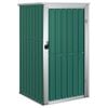 vidaXL redskabsskur til haven 88x89x161 cm galvaniseret st&aring;l gr&oslash;n