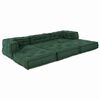 vidaXL Modulsofa 3 pcs Gr&oslash;n Stof