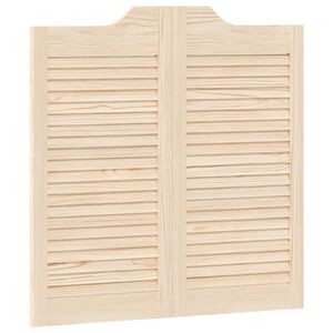 vidaXL Svingd&oslash;re 80 x 40 cm Massivt fyrretr&aelig; Naturfarvet