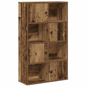 vidaXL bogreol 60x24x101,5 cm konstrueret tr&aelig; antikt tr&aelig;