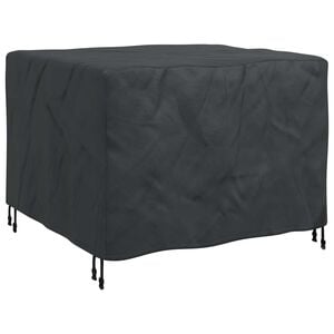 vidaXL M&oslash;belbetr&aelig;k Ensfarvet Sort 113 x 113 x 73 cm 420D