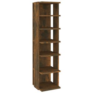 vidaXL skoreol 27,5x27x102 cm konstrueret tr&aelig; r&oslash;get egetr&aelig;sfarve