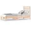 vidaXL daybed med udtr&aelig;k 2x(90x200) cm massivt fyrretr&aelig;