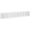 vidaXL gabion-h&oslash;jbed 330x50x50 cm galvaniseret jern